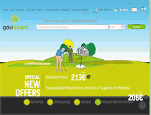 Tablet Screenshot of golfspain.com